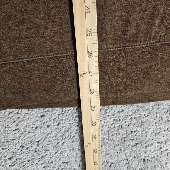 Polo Ralph Lauren Sweatshirt Mens Large Heather Brown 1/4 Zip Preppy Soft - Picture 8 of 11